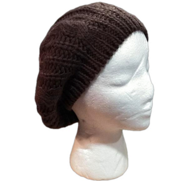 Source Unknown Accessories - ( 348 )  Brown slouch hat